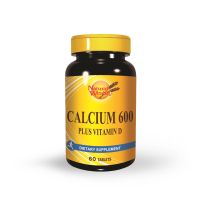 NATURAL WEALTH, KALCIJUM 600 + VITAMIN D, 60 TABLETA