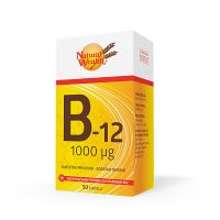 NATURAL WEALTH, VITAMIN B12 1000 μg, 50 TABLETA