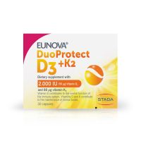 EUNOVA, DUO PROTECT D3/1000IU+K2, 30 KAPSULA