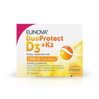 EUNOVA, DUO PROTEC D3/2000IU+K2, 30 KAPSULA