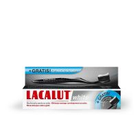 LACALUT, PASTA ZA ZUBE WHITE ACTIV 75 ml+CRNA ČETKICA GRATIS