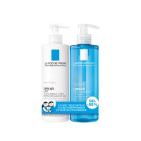 LA ROCHE-POSAY, LIPIKAR GEL LAVANT 400ml+ LIPIKAT LAIT 400ml