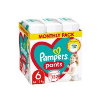 PAMPERS, PELENE PANTS MONTHLY PACK 6, 132 KOMADA