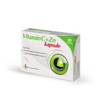 VITAMIN C+ZN, 20 KAPSULA