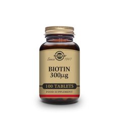 SOLGAR, BIOTIN 300 μG, 100 TABLETA