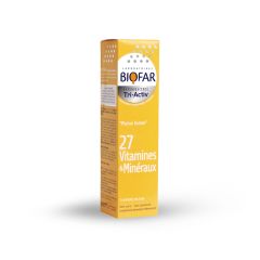 BIOFAR, 27 VITAMINES & MINERAUX, 15 ŠUMEĆIH TABLETA