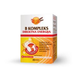 NATURAL WEALTH, B KOMPLEKS DIREKTNA ENERGIJA, 20 KESICA