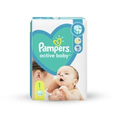 PAMPERS, PELENE ACTIVE BABY VPP1, 43 KOMADA