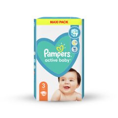 PAMPERS, PELENE ACTIVE BABY VPP3, 66 KOMADA