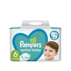 PAMPERS, PELENE ACTIVE BABY MB 6, 96 KOMADA