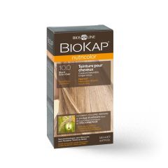 BIOKAP, NUTRICOLOR, FARBA ZA KOSU 10.0 ZLATNA VEOMA SVETLO PLAVA, 140 ml