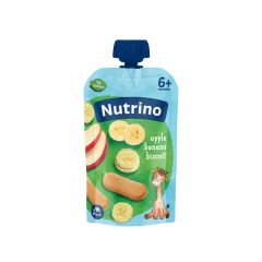 NUTRINO, VOĆNI PIRE - JABUKA I BANANA SA KEKSOM, 100g