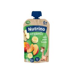 NUTRINO ORGANIC, VOĆNI PIRE - JABUKA, BRESKVA, BANANA, 100g