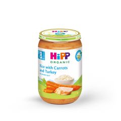 HIPP, PIRINAČ SA ŠARGAREPOM I ĆURETINOM, 220 g 8m+