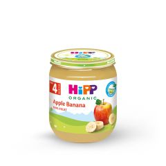 HIPP, JABUKA SA BANANOM, 125 g 4m+