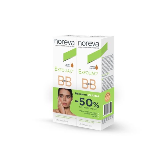 NOREVA, EXFOLIAC BB KREMA 1+ 50% NA DRUGU KREMU, ZLATNA