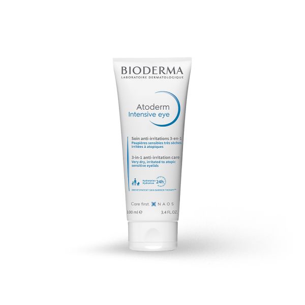 BIODERMA, ATODERM INTENSIVE EYE 3u1 NEGA ZA IRITIRANE OČNE KAPKE, 100 ml