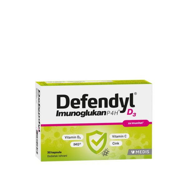 DEFENDYL IMUNOGLUKAN P4H D3, 30 KAPSULA