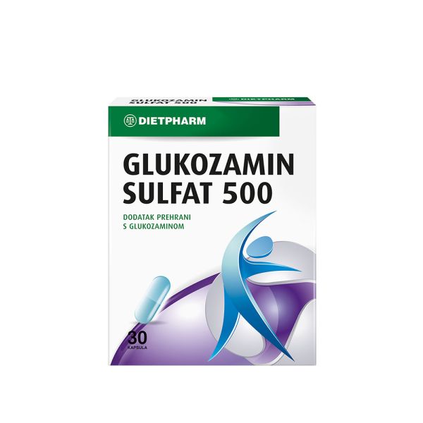 DIETPHARM, GLUKOZAMIN SULFAT 500, 30 KAPSULA