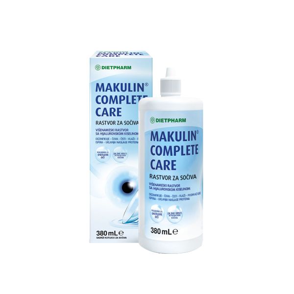 DIETPHARM, MAKULIN COMPLETE CARE RASTVOR ZA SOČIVA, 380ml