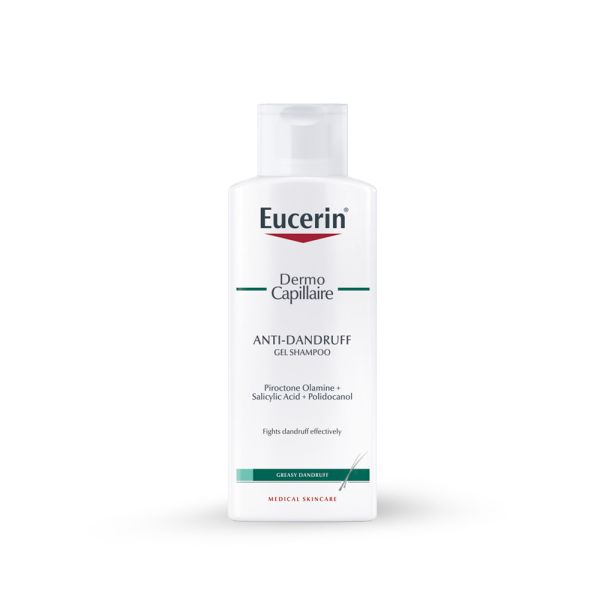 EUCERIN, DERMOCAPILLAIRE GEL ŠAMPON PROTIV MASNE PERUTI, 250 ml