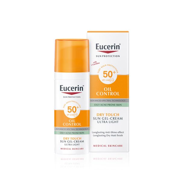 EUCERIN, OIL CONTROL ZA ZAŠTITU MASNE KOŽE OD SUNCA SPF 50+, 50 ml