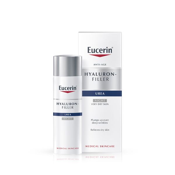 EUCERIN, HYALURON-FILLER + UREA NOĆNA KREMA, 50 ml