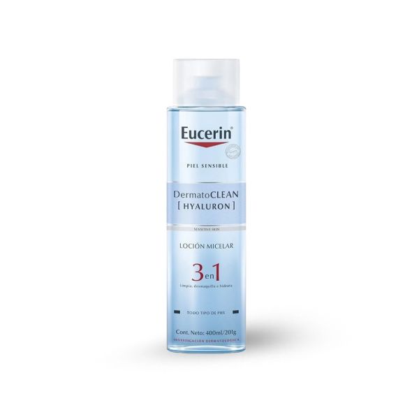 EUCERIN, DERMATOCLEAN [HYALURON] 3U1 MICELARNA VODA, 400 ml