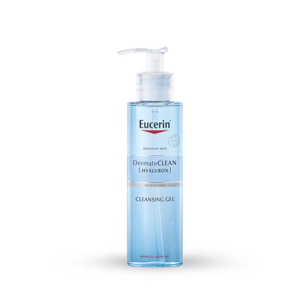 EUCERIN, DERMATOCLEAN [HYALURON] GEL ZA ČIŠĆENJE LICA, 200 ml