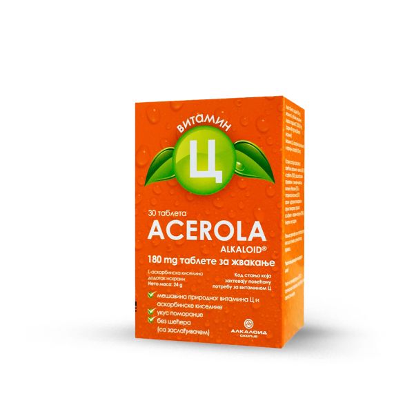 ACEROLA ALKАLOID, 180 mg, 30 TABLETA