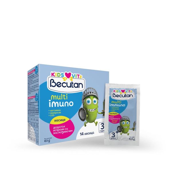 BECUTAN KIDS VITS MULTI IMUNO, 14 KESICA