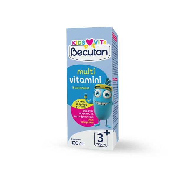 BECUTAN KIDS VITS MULTIVITAMINI SIRUP, 100 ml