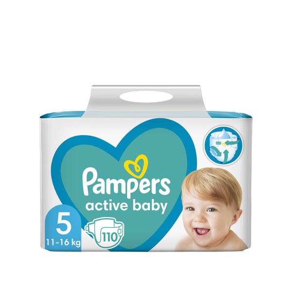 PAMPERS, PELENE ACTIVE BABY MB 5, 110 KOMADA