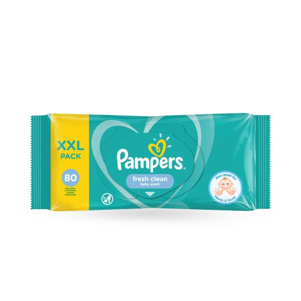 PAMPERS, VLAŽNE MARAMICE FRESH, 80 KOMADA