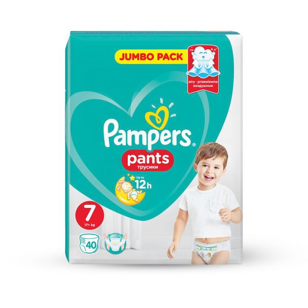 PAMPERS, PELENE PANTS JP7, 40 KOMADA