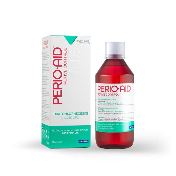 PERIO-AID, ACTIVE CONTROL, TEČNOST ZA ISPIRANJE USTA, 500 ml