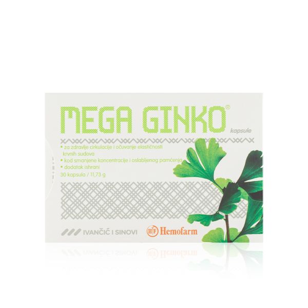 MEGA GINKO, 30 KAPSULA