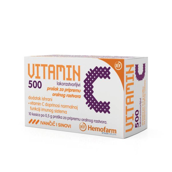 VITAMIN C 500mg, 10 KESICA