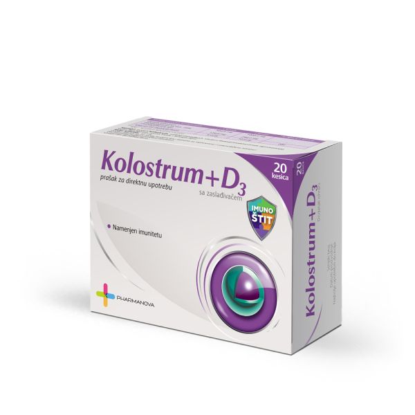 KOLOSTRUM + D3, 20 KESICA