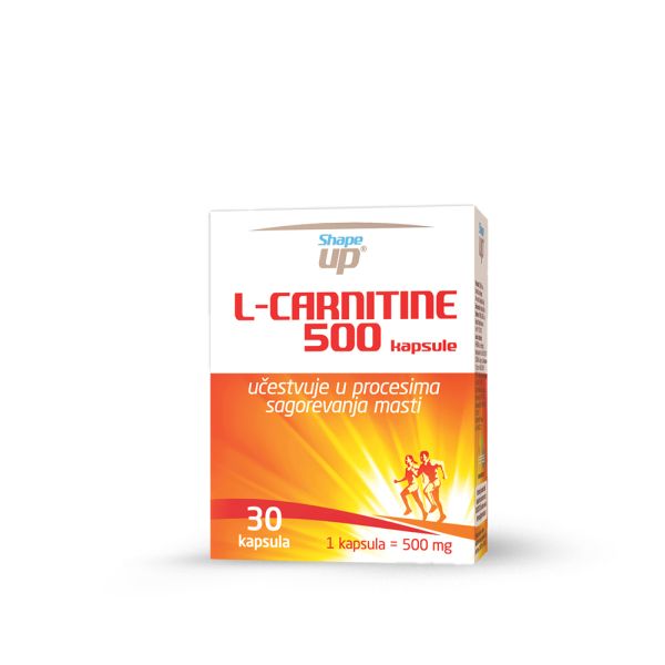 L-CARNITINE 500, 30 KAPSULA