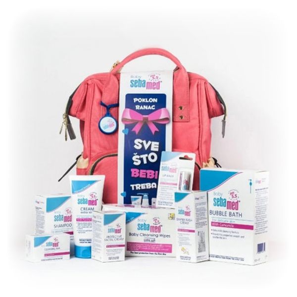 SEBAMED, POKLON RANAC SA 8 PROIZVODA - ROZE