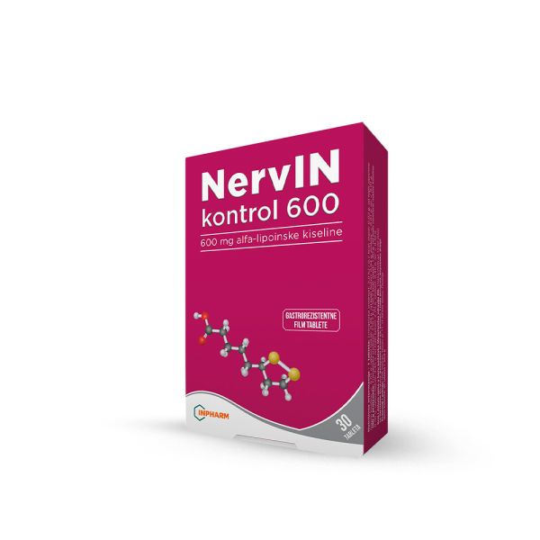 NERVIN KONTROL 600, 30 TABLETA