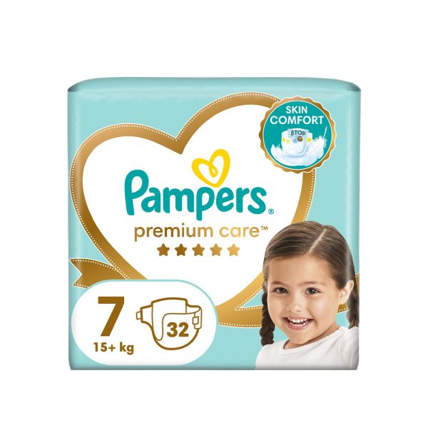 PAMPERS, PELENE PREMIUM CARE VP7, 32 KOMADA