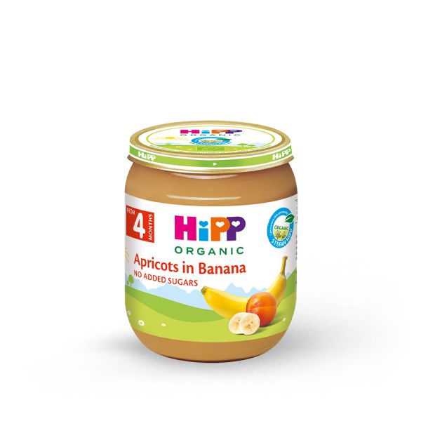 HIPP, BANANE I KAJSIJE, 125 g 4m+